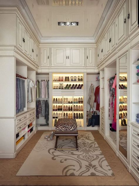 colorful-clothing-collection-modern-walk-in-closet-design-ideas-master-bedroom-decor colorful-clothing-collection-modern-walk-in-closet-design-ideas-master-bedroom-decor #luxurywalkincloset Dream Dressing Room, Sweet Home Design, Dream Closet Design, Walk In Closet Design, Beautiful Closets, Luxury Closets Design, Closet Layout, Closet Decor, Closet Lighting