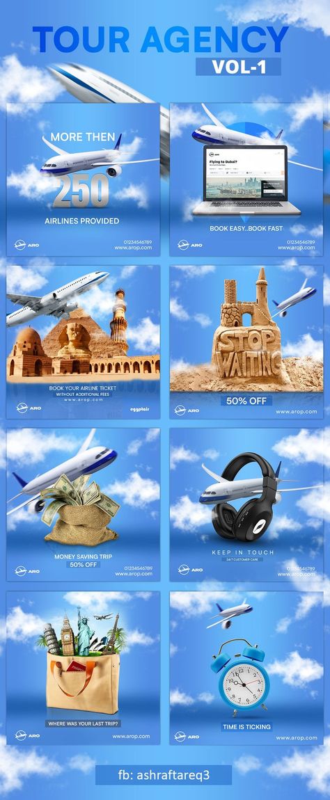 Social Media poster for travel agency. Travel Creative Ads Design, Travels Creative Ads, Travel Advertising Design Creativity, Travel Insurance Creative Ads, Travel Agency Social Media Design, Travel Layout Design, Travel Agency Social Media Posts, Travel Poster Design Graphics, Job Advertisement Design