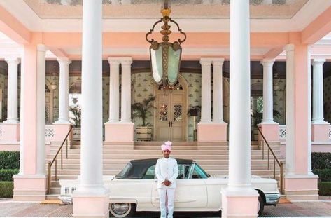 This Instagram account will add a mood-boosting dose of Wes Anderson surrealism to your feed Marriage Hall Plan Layout, Rajmahal Palace, Jaipur Aesthetic, Jaipur Palace, Indian Embassy, Raj Mahal, Boca Raton Resort, Indian Palace, Jaipur Wedding