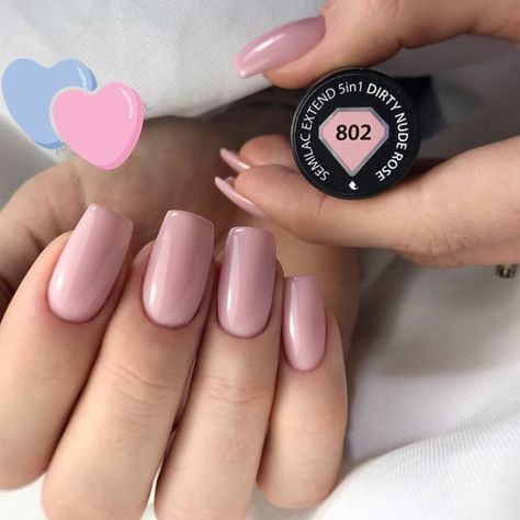 Professional Nail Designs, Manicure Shellac, Nude Colour, Nails Now, Brittle Nails, Makijaż Smokey Eye, Rose Nails, Soft Nails, Shellac Nails