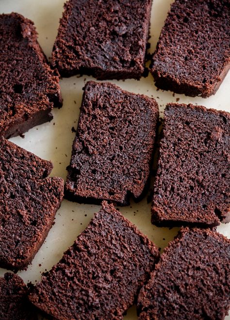 Dense Chocolate Loaf Nigella Lawson Recipes, Chocolate Loaf, Chocolate Loaf Cake, Cooking Chocolate, Baked Treats, Loaf Cake, Take The Cake, Quick Bread, Easy Cake