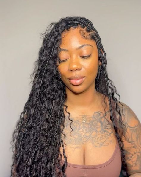 HOUSTON LOC STYLIST on Instagram: "Virgin Waterfall Locs 2.0 🌊  December Bookings Now Available.  #locstyles #bobstyles #bohobob #invisiblelocs #houstonlocstylist" Waterfall Locs, Baddie Hair, Protective Hairstyles Braids, Braid Ideas, African Braids Hairstyles, Hairstyles Braids, African Braids, Bob Styles, Hair Life