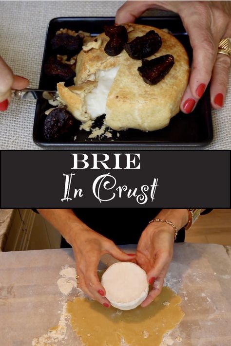 Baked brie in leftover pie dough takes appetizers to a whole new level of delicious frugality. Baked Brie Pie Crust, Baked Brie In Pie Crust, Leftover Pie Dough, Baked Brie Recipes, Leftover Pie, Brie Appetizer, Brie Recipes, Baked Pie Crust, Appetizer Ideas