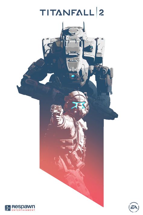 ArtStation - Titanfall 2 Poster Design, Danny Gardner Titanfall 2 Wallpaper, Titanfall 2, 2 Wallpaper, Titanfall, Poster Design, Entertainment, Media, Film, Design