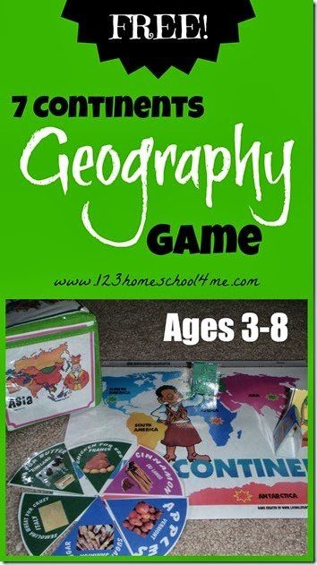 Help kids learn about the 7 continents with this fun, free printable geography games for preschool, pre k, kindergarten, first grade, and 2nd grade students.  This geography games for kids will take children on a trip around the world as they race to gather supplies to make an apple pie. This is geography activity is perfect to accompany a reading  of How to Make an Apple Pie and See the World. Geography Preschool, Geography Games For Kids, Preschool Geography, Preschool Social Studies, Game For Preschool, 123 Homeschool 4 Me, Geography Games, Montessori Geography, Geography For Kids