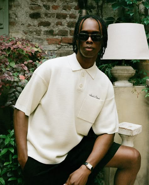 about:blank | SS24 italian:summer Yannick showcases our Italian inspired capsule collection for spring:summer ’24, launching Thursday 18th July, 4pm BST… | Instagram Formal Streetwear, Knit Vests, Clothing Brand Logos, Masc Outfits, Clean Fashion, Minimalist Clothing, Resort Shirt, Knitted Polo, Blank Apparel