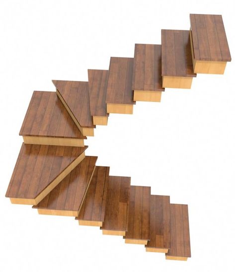 Creating U shaped winder stairs - Tips & Techniques - ChiefTalk Forum Stairs Design U Shape, U Shape Stairs Design, U Shape Stairs, U Stairs, L Stairs, Dollhouse Staircase, Stairs Pictures, U Shaped Stairs, L Shaped Stairs