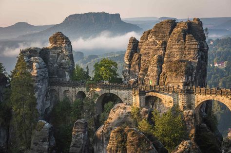 Saxon Switzerland National Park These 11 National Parks in Europe Are Straight Out of a Fairy Tale Plitvice Lakes, Alpine Lake, Destination Voyage, Conde Nast Traveler, Rock Formations, Best Hikes, Magical Places, Germany Travel, Amazing Destinations