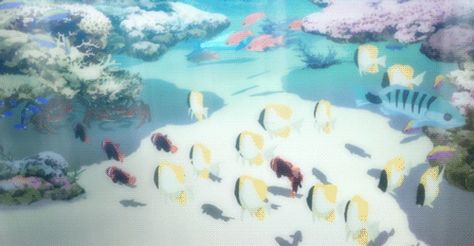 56 Aquarium Gif, Aquarium Drawing, Fish Gif, Aesthetic Gifs, Movie Aesthetic, Fish Aquarium, Ghibli Movies, Ocean Animals, Drawing Videos