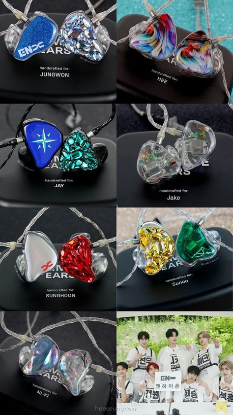 PHOTO | 220811 | @/soundcat_custom_gallery on instagram posted ENHYPEN’s customized In-ear Monitors. Ear Piece Kpop, Enhypen Birthday Date, Writing Songs Inspiration, Ear Monitors, Cool Tech Gadgets Electronics, Inspirational Songs, In Ear Monitors, Fandom Kpop, Skz In Cute