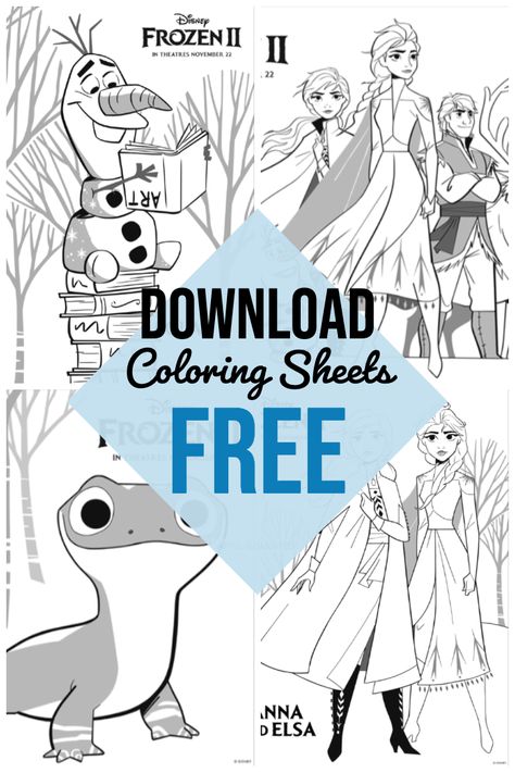 Free Printable Frozen 2 movie coloring pages Free Frozen Coloring Pages, Frozen Free Printables, Frozen Coloring Pages Free Printables, Frozen 2 Coloring Pages, Frozen Coloring Sheets, Movie Coloring Pages, Disney Coloring Pages Printables, Frozen Activities, Elsa Makeup