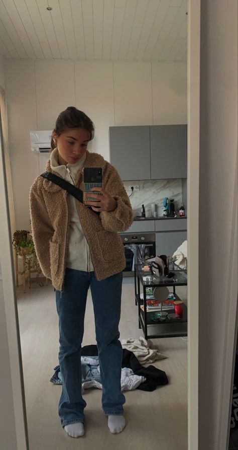 Teddy Bear Jacket Outfit, Teddy Jacket Outfit, Teddy Bear Jacket, Bear Jacket, Jacket Outfit, Teddy Jacket, Jacket Outfits, Lookbook, Fashion Inspo