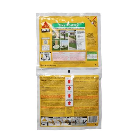 Sika 33-fl oz Fence Post Mix in the Concrete, Cement & Stucco Mixes department at Lowes.com Fence Post Installation, Mailbox Sign, Mortar Repair, Deck Framing, Black Deck, Concrete Resurfacing, Expanding Foam, Deck Posts, Mix Concrete