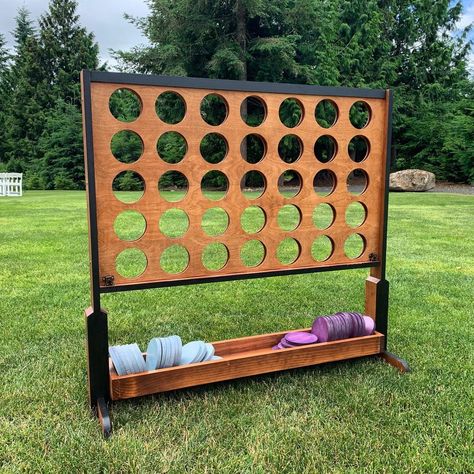 OTB | Our Giant Connect 4 makes a statement at any event. Rent yours today!✨ | Instagram Jumbo Connect 4, Connect Four Yard Game Diy, Wedding Connect Four, Connect 4 Yard Game, Large Yard Games, Giant Connect 4, Giant Lawn Games, Giant Outdoor Games, Giant Connect Four