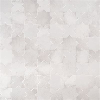 Malta Star White 6" Matte and Cross White 6" Matte Star And Cross Tile Bathroom, Front Porch Tile Ideas, Star And Cross Tile, Malta Cross, Porcelain Tile Bathroom, Shower Floor Tile, Flooring Inspiration, Traditional Tile, Star Cross