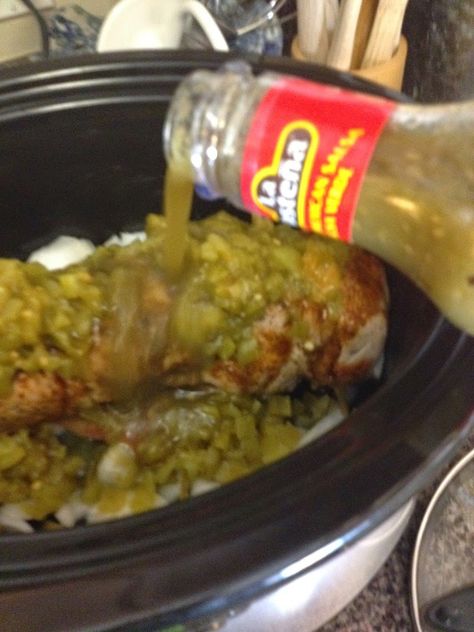 Salsa Verde Pork, Tenderloin Crockpot, Pork Verde, Leftover Pork Tenderloin, Leftover Pork Roast, Chili Verde Pork, Green Chili Pork, Crockpot Pork Tenderloin, Pork Crockpot Recipes