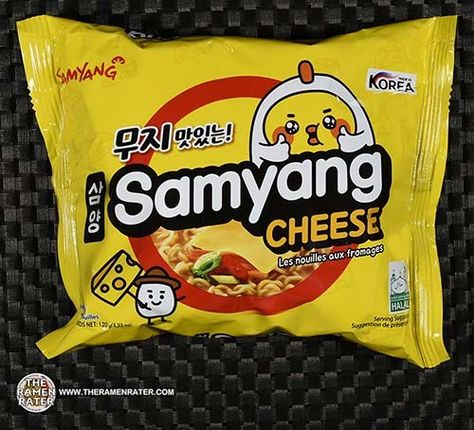 #3237: Samyang Cheese Ramen - South Korea - The Ramen Rater Samyang Cheese, Cheese Ramen, Cheese Noodles, Soup Ramen, Filipino Desserts, Ramen Recipes, Instant Noodle, Instant Noodles, Asian Cooking