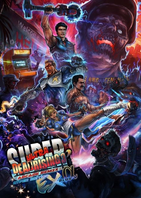 Super Ultra Dead Rising 3 Arcade Remix Hyper Edition EX Plus Alpha. Dead Rising Art, Dead Rising 3, Movie Amy, Alpha Video, Dead Rising, Rouge The Bat, See Movie, Sonic Franchise, 500 Piece Jigsaw Puzzles