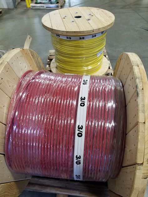 #Reels of 3/0 #MTW-Machine Tool Wire #acewire #wire #cable #thhn #warehouse #spools #buildingwire Machine Tools, Cable, Quick Saves