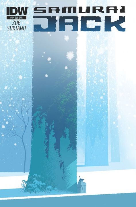 Samurai Jack- issue #1 out 10-23-13 Samurai Jack Background, Scott Wills, Genndy Tartakovsky, Environment Painting, Bg Design, Cartoon Series, Samurai Jack, Snow Flakes, Illustration Style