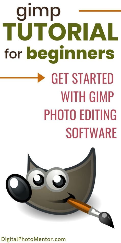 GIMP tutorial for beginners. Learn how to get started with the Adobe Photoshop alternative. Best of all, it's free to use. If you're on a budget and want to get into photo editing, GIMP may be the answer for you. Gimp Tutorial Step By Step, Gimp Photo Editing, Photoshop Layers, Free Video Editing Software, Free Photo Editing Software, Gimp Tutorial, Photography Software, Dslr Photography Tips, Editing Photos