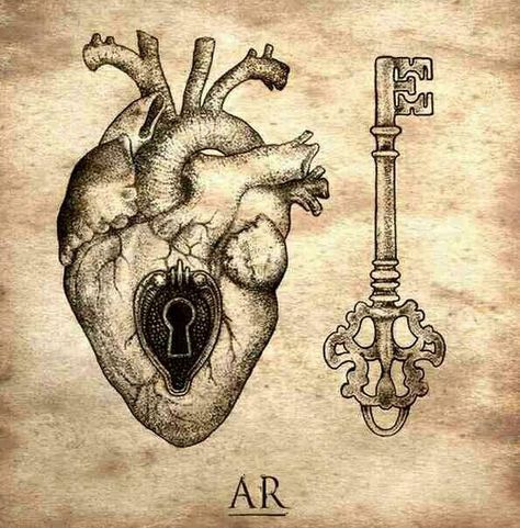 225+ Best Lock and Key Tattoos Ideas (2023) - TattoosBoyGirl Heart And Lock Tattoo Couple, Heart With Lock Drawing, Lock Inspired Art, Locked Up Heart Tattoo, Heart Locked Up, Lock Title Page Art, Lock Gcse Art Ideas, Lock Textiles Gcse, Lock Themed Art