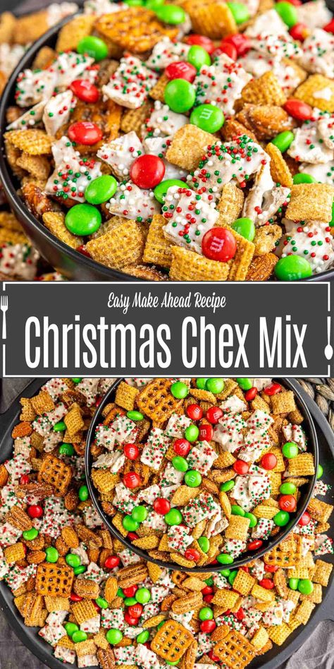 Crockpot Chex Mix Recipes Christmas, Classic Chex Mix Recipes, Christmas Trail Mix Recipes For Kids, Chex Mix Recipes Sweet And Salty Holidays, Christmas Munch Mix Easy Recipes, Christmas Check Mix Recipes, Winter Chex Mix Recipe, Daycare Christmas Snacks, Christmas Chex Mix Recipes Sweet And Salty