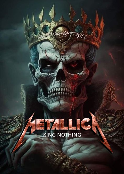 King Nothing Metallica, Metallica Logo Design, Metallica Artwork, Metallica Quotes, Metallica Wallpapers, King Nothing, Metallica Poster, Metallica Tattoo, Wallpapers 2023