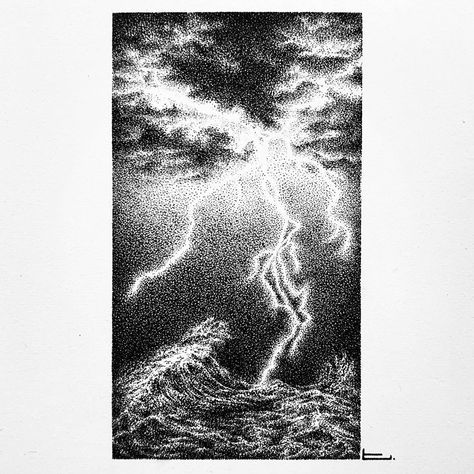 tiny on Instagram: “|| lightning strike experiment part 3. Looking back on my previous lightning drawing I felt it was a little empty. Mainly concerning the…” Lightning Strike Drawing, Lightning Sketch, Lightning Illustration, How To Draw Lightning, Lightning Drawing, Sketchbook Ideas Inspiration, Sun Drawing, Rendering Techniques, Conte Crayon