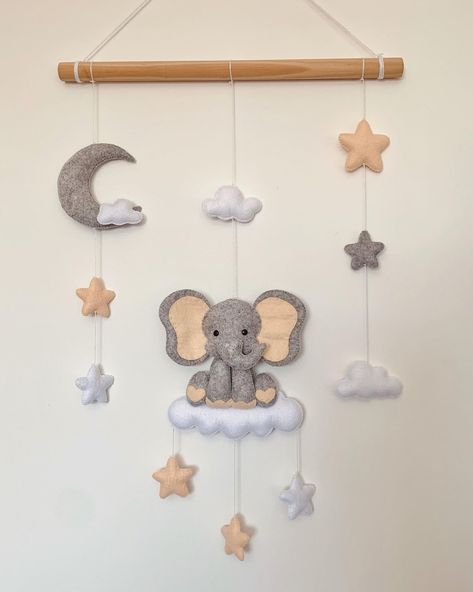 Elephant Baby Mobile, Mobiles For Kids, Rainbow Mobile, Bird Mobile, Baby Boy Mobile, Baby Crib Mobile, Nursery Mobile, Crib Mobile, Baby Cowboy