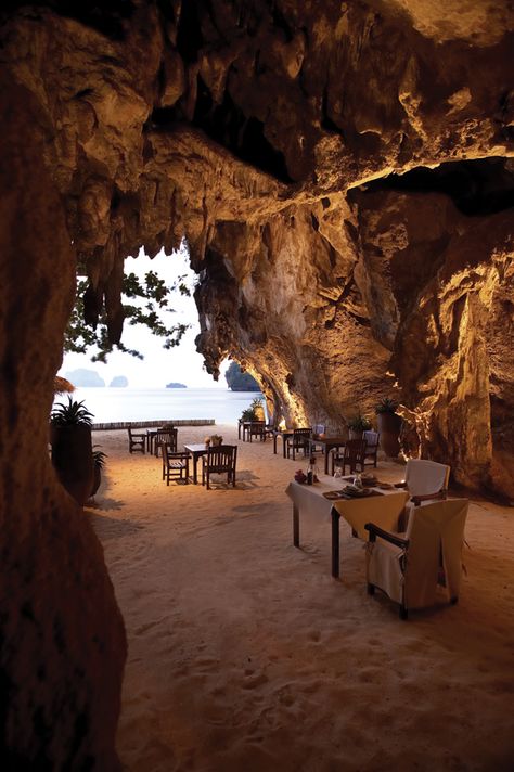 Thailand - view more http://ruffledblog.com/thailand-honeymoon-krabi-ko-phi-phi/ Thailand Honeymoon, The Grotto, Railay Beach, Dream Hotels, Krabi Thailand, Halong Bay, Destination Voyage, Phnom Penh, Krabi