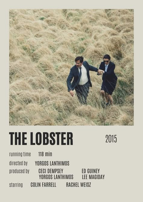 The Lobster Movie, Polaroid Movies, Yorgos Lanthimos, Minimal Posters, Minimalist Movie Posters, Series Posters, Movie And Series, Film Cover, Iconic Movie Posters