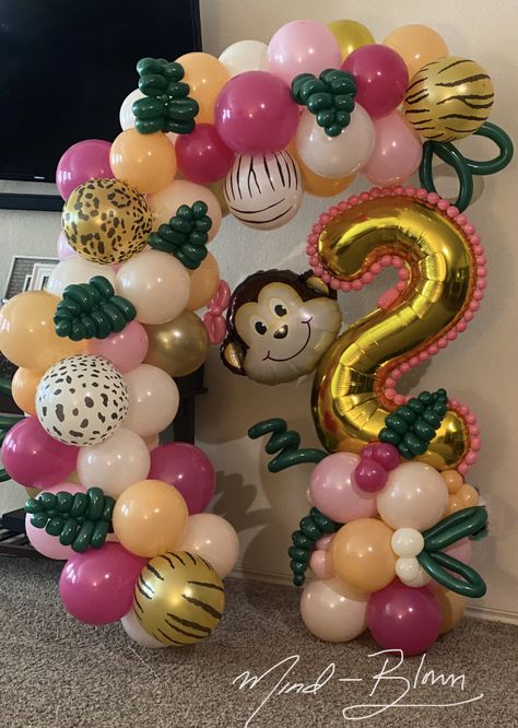 2 Wild Birthday Party Girl Decorations, Two Wild Birthday Centerpieces, Two Wild Balloon Arch, Two Wild Balloon Garland, Two Wild Party Decorations, Two Wild Decorations, Two Wild Birthday Party Girl Decorations, Born 2 Be Wild Birthday Girl, Born Two Be Wild Birthday Girl