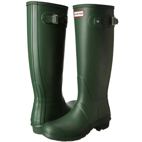 New Hunter Original Tall Rain Boots Hunter Green Matte Womens 7 Us 5 Uk 38 Eur Green Hunter Boots, Rain Boots Hunter, Green Rain Boots, Tall Rain Boots, Hunter Rain Boots, Hunter Shoes, Women Hunters, Hunter Green, Hunter Boots