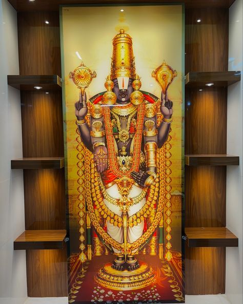 Venkateswara swamy digitally designed glass of the best quality and good material. 🛕 #Devotional #Art #Glassware #aksharaglass Digital Glass Designs, Venkateswara Swamy, Glass Designs, Pooja Room, Pooja Rooms, Glass Design, Glass, Quick Saves, Design