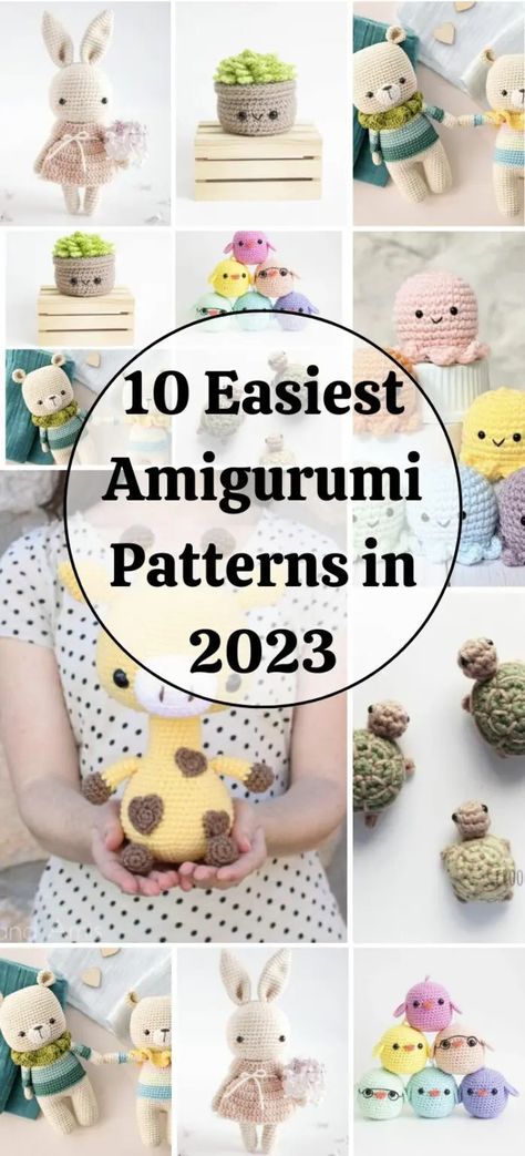 You can find free crochet amigurumi patterns or crochet stuffies patterns on this roundup, including ones for amigurumi dolls, crochet food, amigurumi animals, and baby blankets. Whether they are small, mini, or huge, all the patterns are simple, adorable, and appropriate for beginners. Easiest Amigurumi, Food Amigurumi, Free Crochet Amigurumi Patterns, Crochet Stuffies, Easy Amigurumi Pattern, Crochet Amigurumi Patterns, Free Crochet Amigurumi, Bear Patterns Free, Dolls Crochet