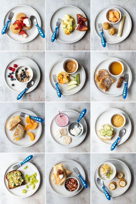 12 Toddler Breakfast Ideas Two Year Old Breakfast Ideas, Breakfast For 1 Year Baby, Saludable Aesthetic, Breakfast Ideas Healthy Kids, Simple Toddler Meals, Breakfast Empanadas, Croissants Breakfast, Breakfast Ideas For Toddlers, Toddler Breakfast Ideas