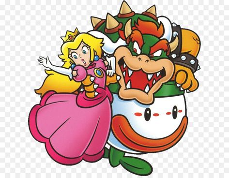 Bowser And Peach Pfp, Dear Mario, Peach X Bowser, Bowser X Peach, Princess Peach And Bowser, Bowser Art, Peach And Bowser, Mario Pictures, Super Mario 1985