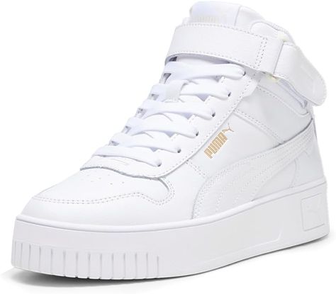 Amazon.com | PUMA Carina Street Mid Women's Sneakers | Shoes Puma Carina, Puma Women, Fashion Sneakers, Sneakers Shoes, Sneakers White, Women's Sneakers, Sneakers Fashion, Womens Sneakers, Shoes Sneakers