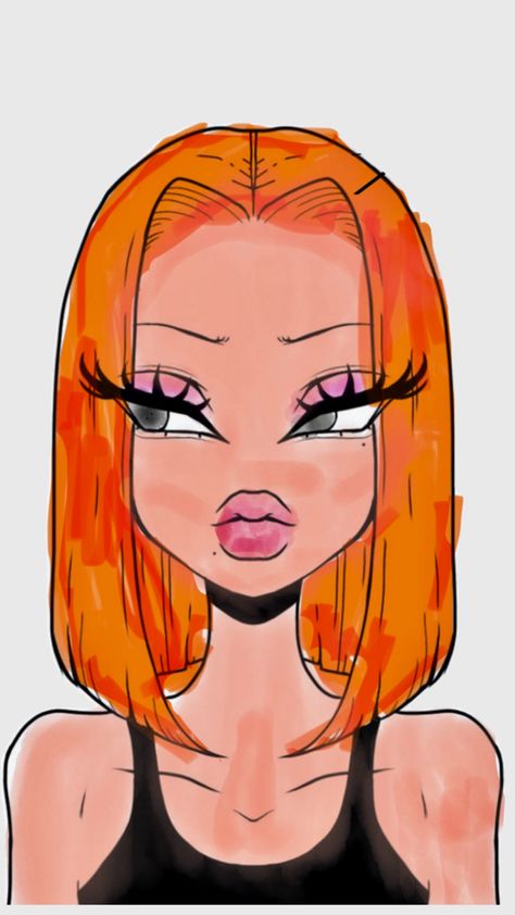 #baddie #ice spice How To Draw Baddie Eyes, Baddie Drawings Pencil, Baddie Art Drawings, Baddie Drawings, Art Journal Prompts, Ice Spice, Tutorials Drawing, Ice And Spice, Easy Drawings Sketches