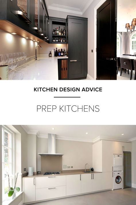 What is a prep kitchen and why should you have one in your home? Find out in this article. Prep Kitchen Design, Show Kitchen, Prep Kitchen, Design Advice, Open Kitchen, Luxury Kitchen, Kitchen Room, Home Renovation, Framed Bathroom Mirror