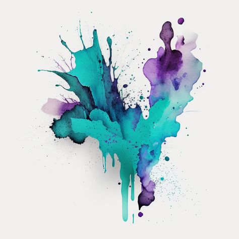 Watercolour Splash Tattoo, Watercolour Splash Backgrounds, Watercolor Tattoo Background, Fisherman Tattoo, Watercolor Splotches, Watercolor Tattoo Ideas, Watercolour Splash, Splash Watercolor, Sketch Style Tattoos