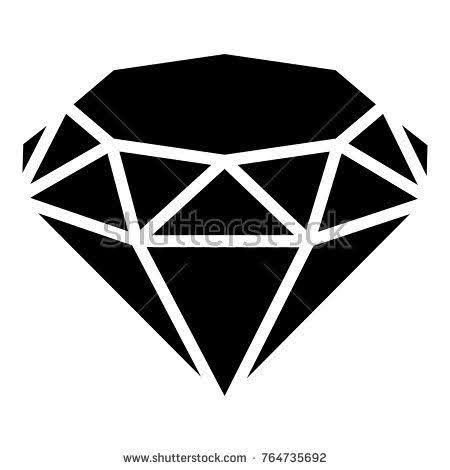 Diamond Line Art, Diamond Stencil, Black Line Tattoo, Diamond Graphic, Harley Davidson Artwork, Salon Logo Design, Diamond Vector, Diamond Tattoos, Flower Tattoo Shoulder