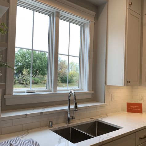 Kitchen Under Window, Big Kitchen Window Over Sink, Big Kitchen Window, Window Above Kitchen Sink, Window Above Sink, Above Kitchen Sink, Window Over Sink, Above Sink, Dirty Kitchen