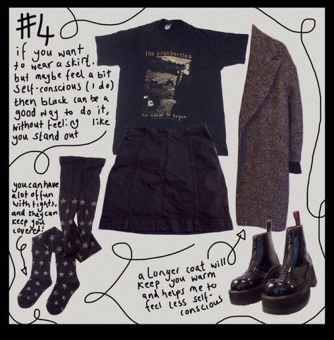 Actual Grunge Outfits, Grunge Autumn Outfit, Autumn Grunge Aesthetic, 2014 Grunge Outfits, Punk Fashion Aesthetic, Indie School Outfits, Indie Rock Outfits, Tumblr Grunge, Look Grunge