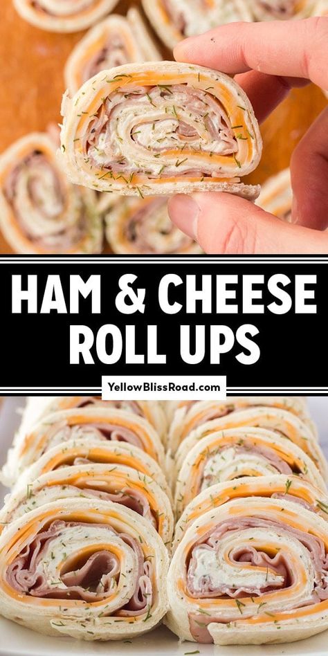 Thanksgiving Pinwheel Recipes, Pinwheel Sandwiches Ham, Ham And Cheese Pin Wheels, Low Carb Camping Food, Pinrolls Recipes Roll Ups, Rollups Lunch, Ham And Cream Cheese Roll Ups, Ham Cream Cheese Roll Ups, Lunch Meat Roll Ups