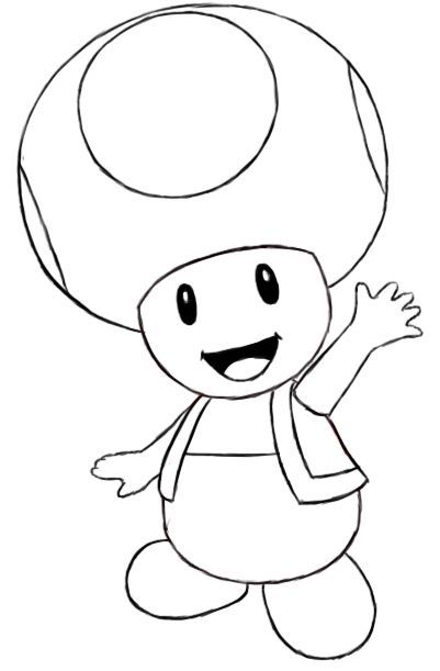 Toad Coloring Pages, How To Draw Mario, Super Mario Coloring Pages, Mario Coloring Pages, Super Mario Art, Mario Art, Easy Coloring Pages, Cartoon Coloring Pages, Mario And Luigi