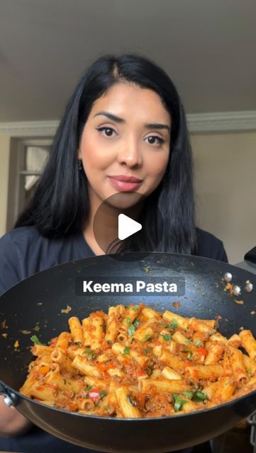 Kausar Raja on Instagram: "Keema Pasta Recipe

One of my all time favourites. Fusion food at its best - spicy lamb curry aka keema with pasta, brown mums knew how to fusion before we all did. 

Still a little unwell so please excuse my voice

Recipe: serves 5-6
- 3 tbsp oil
- 1 tsp whole cumin
- 1 onion
- 4 cloves garlic
- 1 tsp ginger paste
- 500g lean lamb mince
- 1 red pepper
- 1 tsp red chilli powder
- 1.5 tsp ground cumin
- 1.5 tsp ground coriander
- 1/2 tsp turmeric powder
- 1 tsp garam masala
- 1 tsp salt or to taste
- 400g/1 can chopped tomatoes
- 500g pasta (net) 

Method:
1. Heat oil in a pan or wok. Add in cumin seeds and allow to sizzle for approx 1 min till fragrant
2. Add chopped onion, on low/medium heat, saute for 2-3 mins until soft. Add in garlic and ginger. Use fresh or Ginger Paste, Garlic And Ginger, Red Chilli Powder, Lamb Curry, Cumin Seeds, Turmeric Powder, Fusion Food, Chopped Tomatoes, Red Chilli