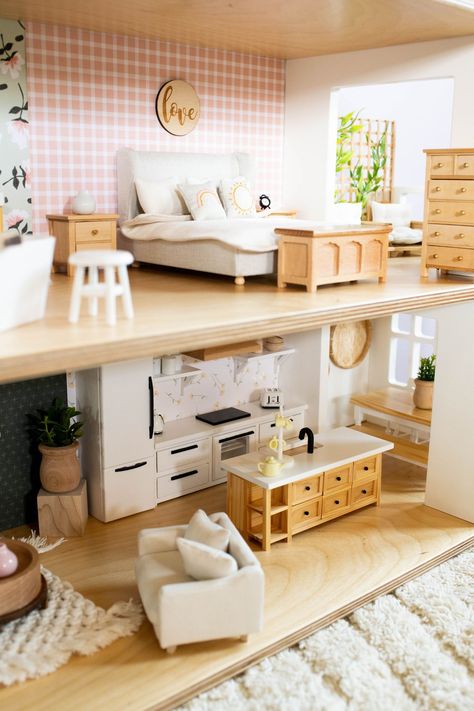 Modern dollhouse furniture