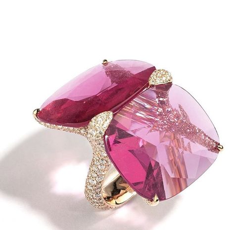 Glenn Spiro rubellite ring Glenn Spiro, London Harrods, Rubellite Ring, Color Stones Jewelry, Calendar Book, Multi Gemstone Ring, Rubellite Tourmaline, Gift Suggestions, Tourmaline Jewelry